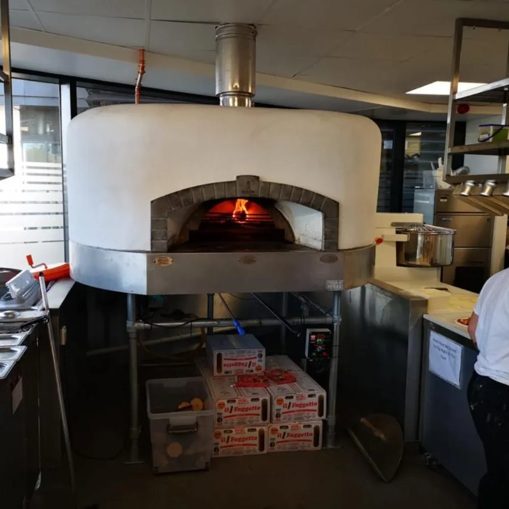 bushman extra large wood fired oven for commercial restaurant