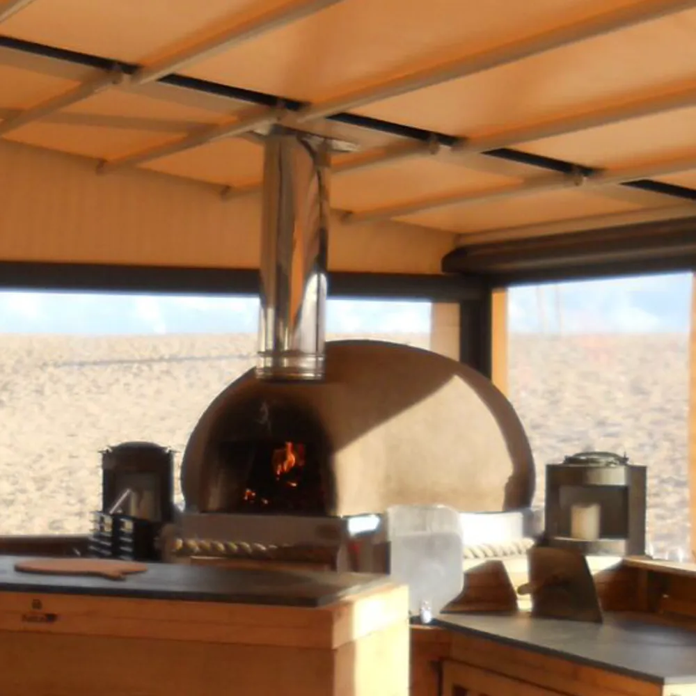 bushman large wood fired oven for commercial restaurant