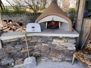 80cm Domestic Wood Fired Oven Wide Mouth Organic