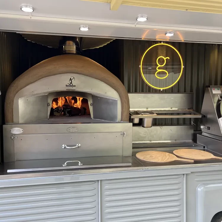 115cm Commercial Low Profile Wood Fired Oven 80cm Commercial Wood Fired Oven Wide Mouth Organic
