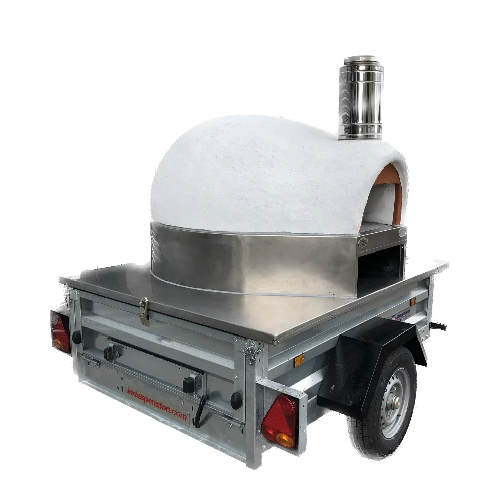 80 cm Standard Insulated Gas or Wood Fired Oven, 300 mm Cap, No Frills Trailer 80 cm Standard Insulated Gas or Wood Fired Oven, 300 mm Cap, No Frills Trailer